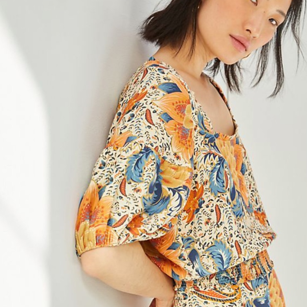 Farm Rio Bambina Puff Blouse